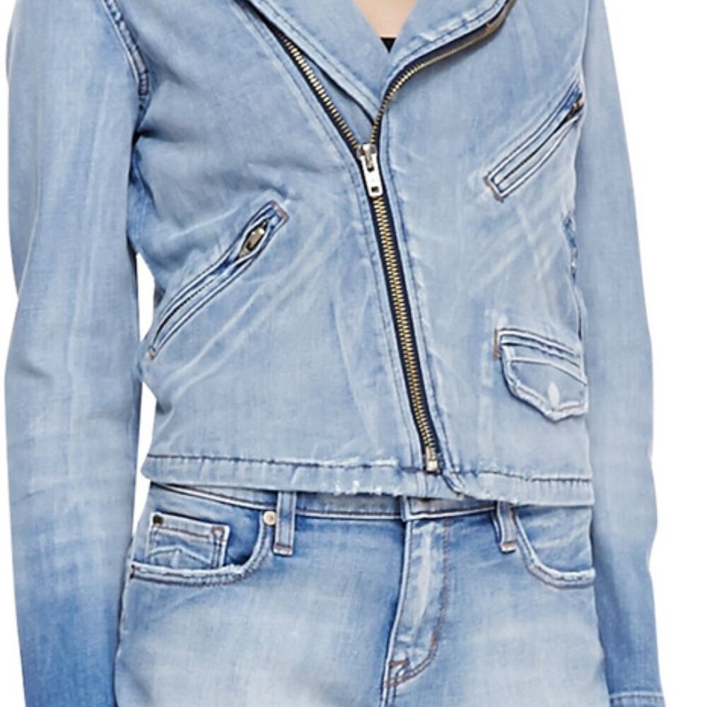 D-ID Denim Moto Jacket